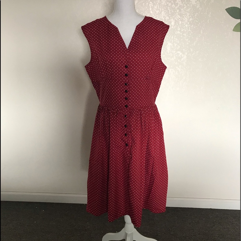 Red Polkadot Dress